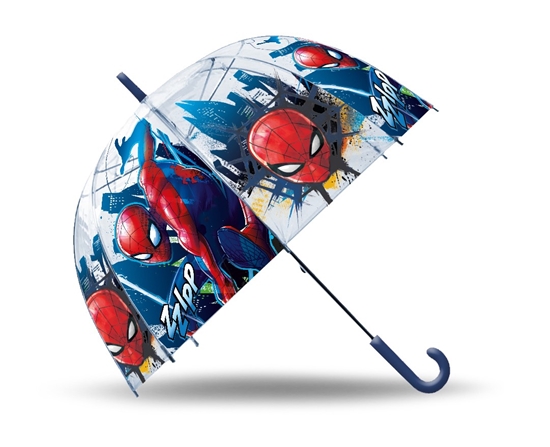 Picture of Parasolka przezroczysta manualna Spiderman 