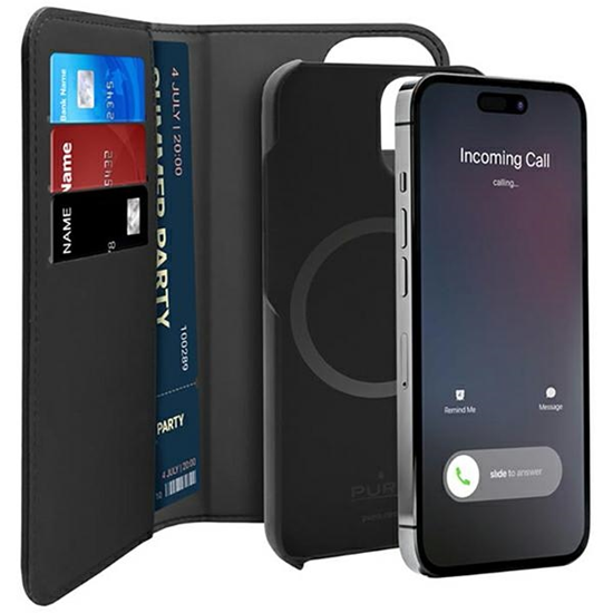 Picture of Puro Wallet Detachable iPhone 14 Pro 6,1" 2w1 MagS