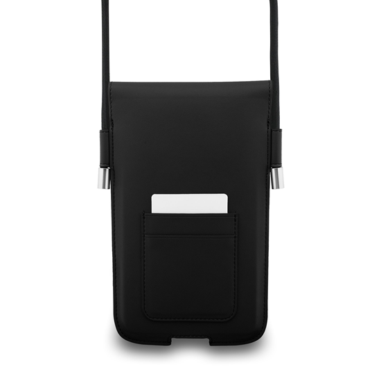 Изображение Lacoste PVC Blend Monogram Metal Logo Phone Pouch 