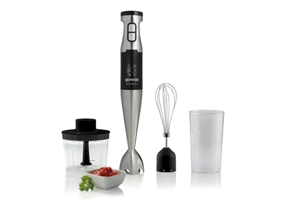 Attēls no Gorenje Hand blender | HBX1000E | Hand Blender | 1000 W | Jar material Plastic | Jar capacity 0.5 L | Black