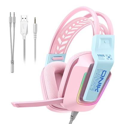 Attēls no ONIKUMA X13 gaming headphones (pink)