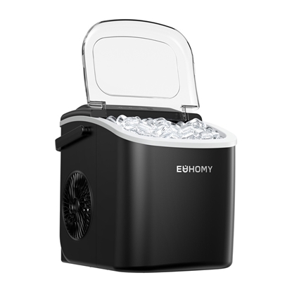 Изображение Euhomy IM001 ice cube maker, 1.2 l, 12 kg (black)