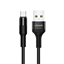 Attēls no Kabel USB Usams USB-A - microUSB 1.2 m Czarny (SJ224USB01)