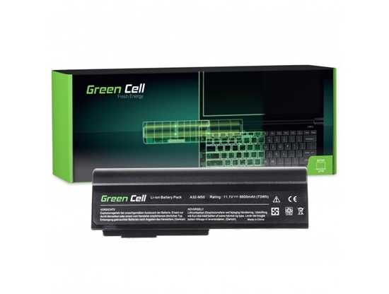 Picture of Bateria Green Cell do Asus N43 N53 G50 L50 M50 M60 A32-M50 10.8V 9 cell (AS09)