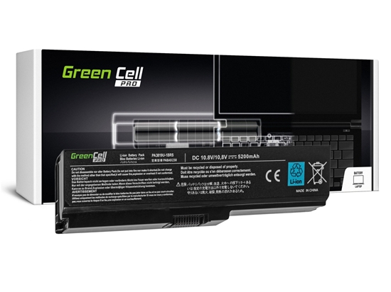 Изображение Bateria Green Cell Toshiba Satellite U500/L750/A650/C650/C655/PA3634U-1BRS 10.8V 6 cell (TS03PRO)