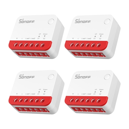 Изображение Smart ZigBee roller shutter switch Sonoff MINI-ZBRBS (4pak)