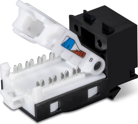 Изображение Trendnet TC-K25C6BK Cat6 RJ-45 Keystone, 25er Pack schwarz, schwarz