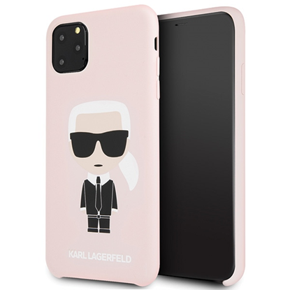 Изображение Karl Lagerfeld Apple iPhone 11 Pro Max Silicone Fullbody Ikonic Pink Pink