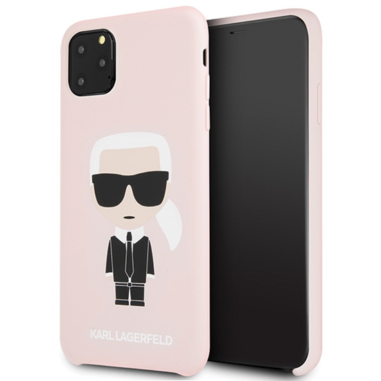 Изображение Karl Lagerfeld Apple iPhone 11 Pro Max Silicone Fullbody Ikonic Pink Pink