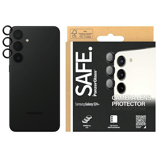 Picture of PanzerGlass SAFE by PanzerGlass Sam S24+ S926 Hoops Camera czarny/black SAFE95670
