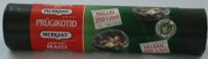 Attēls no Atkritumu maisi 250l, pelēki, 100x125cm, LDPE, 45mk., 5 gab. 621g
