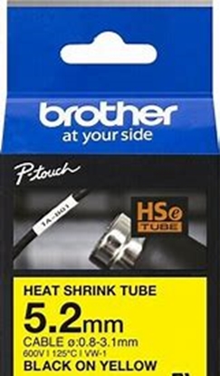 Attēls no HSe-611E termosēžas caurule, dzeltena, 5.2mm x 1.5 m(0,8m-3,1mm)