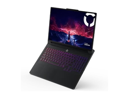 Attēls no Lenovo Legion Pro 7 16AFR10H AMD | Eclipse Black | 16 " | OLED | WQXGA | 2560 x 1600 pixels | Glossy | AMD Ryzen 9 | 9955HX3D | 32 GB | SODIMM DDR5 | Solid-state drive capacity 1000 GB | NVIDIA GeForce RTX 5080 | GDDR7 | 16 GB | Windows 11 Home | 802.11be