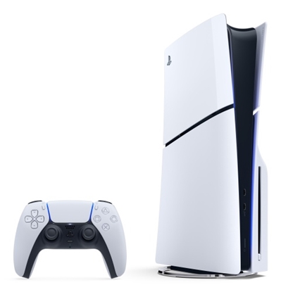 Attēls no Sony PlayStation 5 Slim Game Console, Disc Drive Edition, 1TB SSD, White