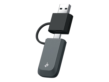 Picture of TP-LINK BE6500 Tri-Band Wi-Fi 7 Mini Wireless USB Adapter | Archer TBE400U | 2.4 GHz, 5 GHz, 6 GHz | 802.11ax | MU-MiMO No | no PoE | Antenna type Internal
