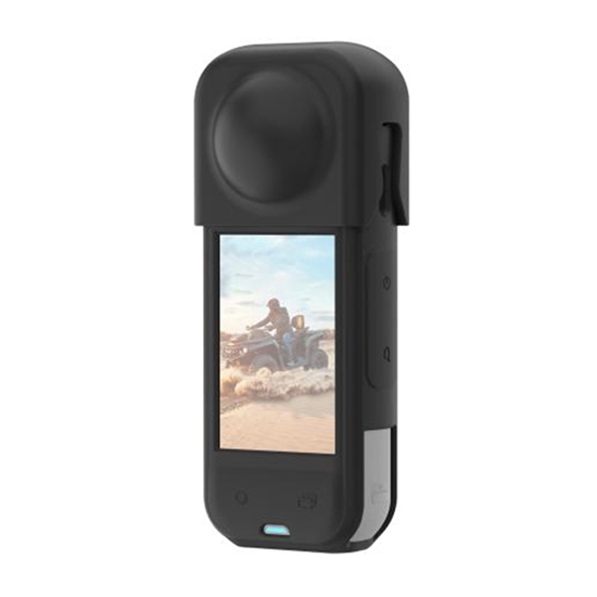 Изображение PULUZ silicone protective case with lens cover for Insta360 X5 (black)