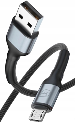 Attēls no 3MK Accessories - 3mk Hyper Cable N-SERIES A to Micro 50cm QC 3.0 5V/2A 10W Black