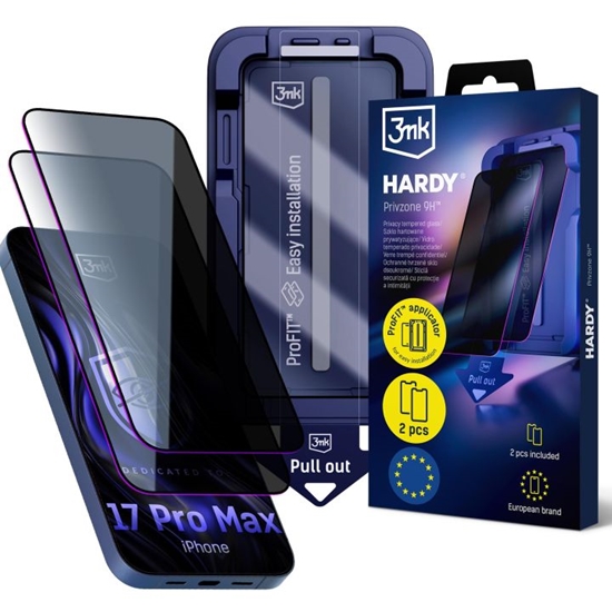 Picture of 3mk Hardy Privzone 9H - Apple iPhone 17 Pro Max