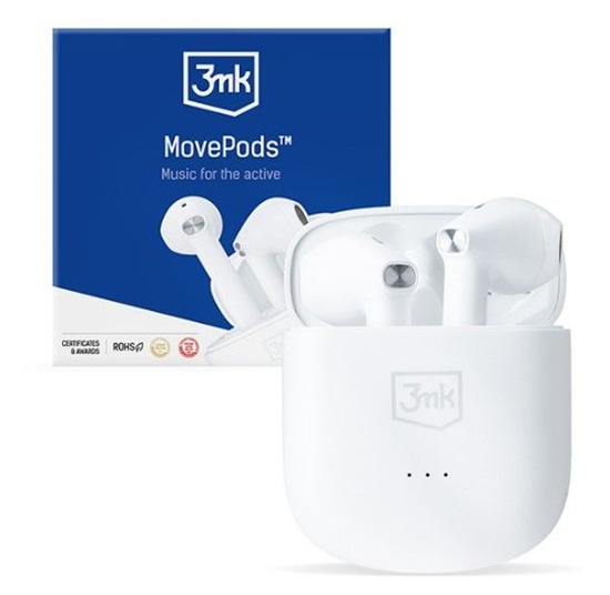 Изображение 3MK MovePods 6.5 hours Bluetooth 5.3 White