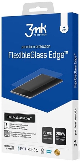 Изображение 3MK Samsung Galaxy S21 Ultra 5G FlexibleGlass Edge Black