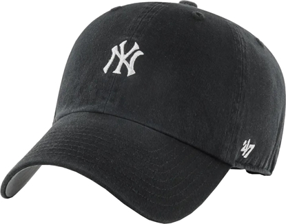 Picture of 47 Brand 47 Brand MLB New York Yankees Base Runner Cap B-BSRNR17GWS-BKC Czarne One size