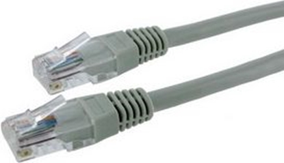 Picture of 4World patchcord RJ45, osonka zalewana, kat. 5e UTP, 0.5 m, szary (06559)