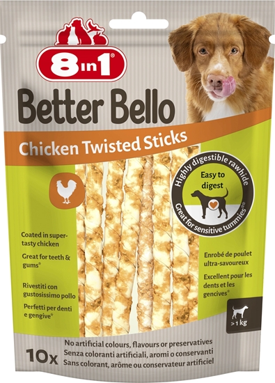 Picture of 8in1 8IN1 Przysmak dla psa BetterBello Stick kolagen delikatny odek kurczak