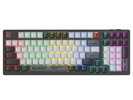 Изображение A4Tech 47735 Bloody WS98 Grey WRLS (BLMS RED Plus Switches)
