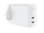 Picture of Acefast A32 PD 50W Gan (USB-C+USB-C) Dual Port Charger (Uk) White