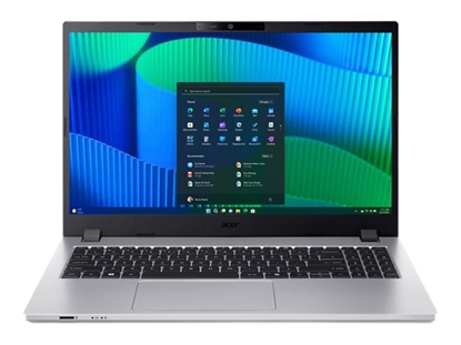Attēls no Acer TravelMate TMP215-55-TCO-59KD QHD IPS i5-120U/16GB/SSD 512GB/Intel Iris Xe Graphics/Win11Pro/ENG kbd/FP/Silver/3Y Warranty | Acer