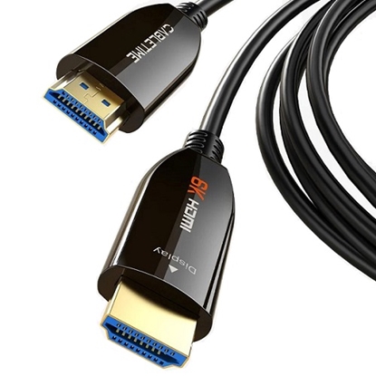 Picture of Active Fiber Optical Cable HDMI 2.1, 8K, 60Hz, 10m, 48Gbps, gold-plated