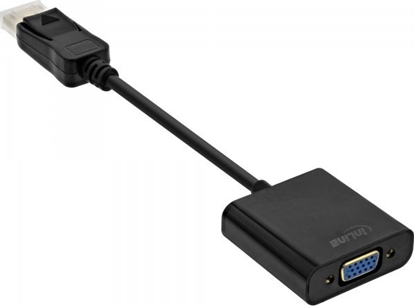 Picture of Adapter AV InLine DisplayPort - D-Sub (VGA) czarny (17197B)