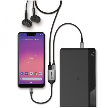 Attēls no Adapter USB Alogic Alogic Adapter USB-C -> 2x USB-C St/2xBu 10cm Space grey
