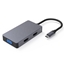 Изображение Adapter USB Type-C - 2x HDMI, 1x VGA, 1x USB Type-A, 1x USB Type-C PD60W