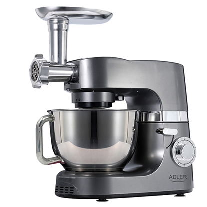 Изображение Adler | Planetary Food Processor | AD 4221 | 1200 W | Number of speeds 6 | Bowl capacity 7 L | Meat mincer | Steel
