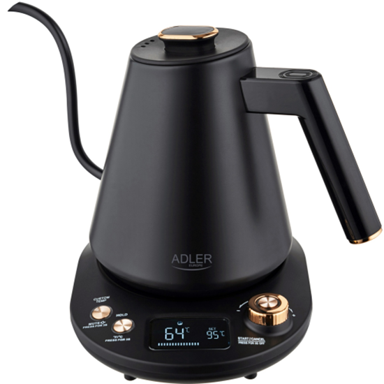 Picture of Adler AD 1349B Electric kettle with long spout 1L 1100W