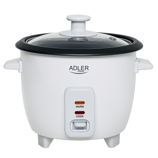 Изображение Adler Rice Cooker | AD 6418 | 300 W | 0.6 L | Number of programs 2 | White