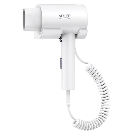 Picture of Adler Wall-Mount Hair Dryer | AD 2285 | 2000 W | Number of temperature settings 3 | White