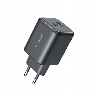 Picture of adowarka sieciowa Ugreen Nexode N Series X525 45W GaN 1x USB-A 1x USB-C - czarna