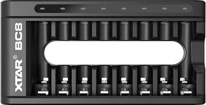 Attēls no adowarka X-tar ADOWARKA DO AKUMULATORÓW R03 / AAA ORAZ R6 / AA LI-ION 1,5V / NIMH BC8