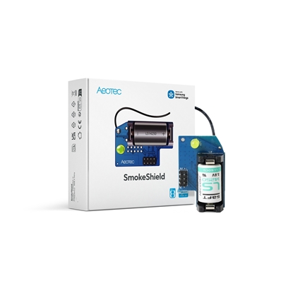 Picture of AEOTEC SmokeShield Z Wave 800 Series for Ei Smoke & Heat Detectors Ei650W, Ei650iW, Ei630W and Ei630 Kit | AEOEZWA050_SET