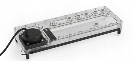 Picture of Alphacool Core Distroplate 360 Links V.2 z pomp D5 Apex do D5/DDC