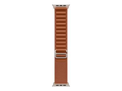 Picture of Apple 49mm Terra Cotta Alpine Loop - Medium - Natural Titanium Finish | Apple