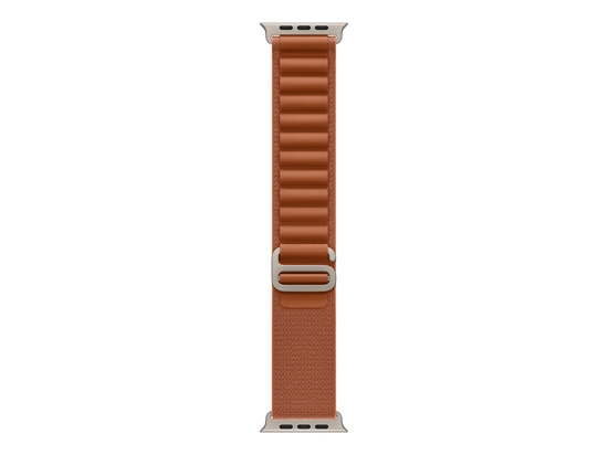 Picture of Apple 49mm Terra Cotta Alpine Loop - Medium - Natural Titanium Finish | Apple