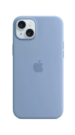 Picture of Apple Silicone Case with Magsafe Rear Cover for Apple iPhone 15 Plus