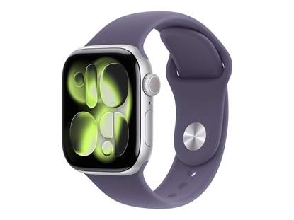 Изображение Apple Watch Series 11 GPS + Cellular 42mm Space Grey Aluminium Case with Black Sport Band - S/M | Apple