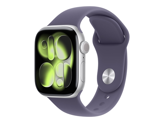 Изображение Apple Watch Series 11 GPS + Cellular 42mm Space Grey Aluminium Case with Black Sport Band - S/M | Apple