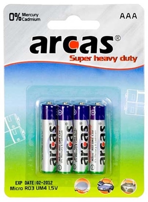 Изображение Arcas | AAA/R03 | Super Heavy Duty | 4 pc(s)