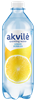 Picture of Aromatizēts dzeramais ūdens AKVILE ar citrona aromātu, gāzēts, 0,6l (DEP)