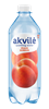 Изображение Aromatizēts dzeramais ūdens AKVILE ar persiku aromātu, gāzēts, 0,6l (DEP)